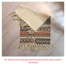 Tapete de Algodão Retangular Sala Quarto Nórdico Shapes - Casa Farfelle