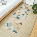 Tapete de Algodão Retangular Sala Quarto Nórdico Shapes - Casa Farfelle