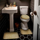 Jogo de Tapetes Banheiro Com 3 Peças