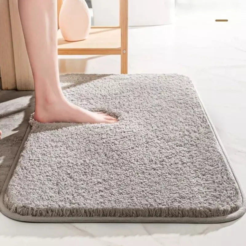 Tapete para Banheiro Felpudo Antiderrapante Absorvente Polihousi - Casa Farfelle