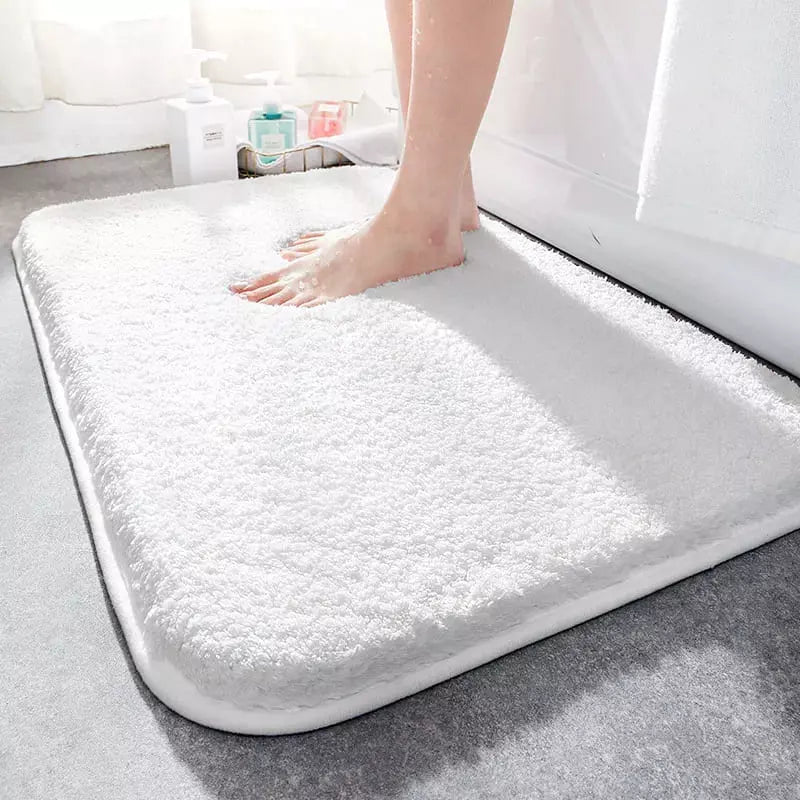 Tapete para Banheiro Felpudo Antiderrapante Absorvente Polihousi - Casa Farfelle