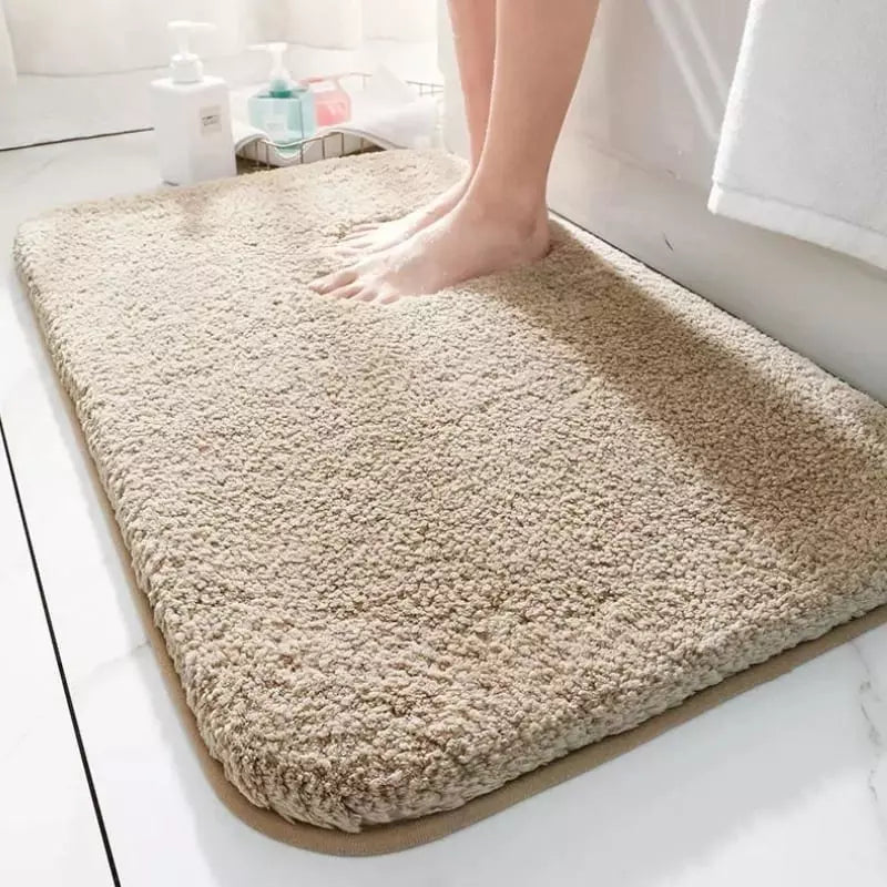 Tapete para Banheiro Felpudo Antiderrapante Absorvente Polihousi - Casa Farfelle