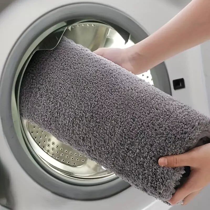 Tapete para Banheiro Felpudo Antiderrapante Absorvente Polihousi - Casa Farfelle