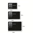 Tapete Super Absorvente de Veludo Coral Antiderrapante - Casa Farfelle