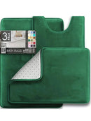 Tapetes de Banheiro Antiderrapante de Veludo com Espuma - Casa Farfelle