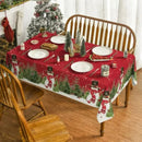 Toalha de Mesa para Natal Impermeável - Snow