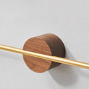 Toalheiro Cabide de Madeira e Alumínio sem Perfuração - Casa Farfelle