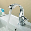 Torneira de Metal Brilhante para Banheiro com Saída de Água Fria - Casa Farfelle