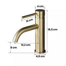 Torneira Monocomando para Lavabo Baixa - Tatyana - Casa Farfelle