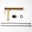 Torneira Para Lavabo e Banheiro Monocomando Dourada - Alina - Casa Farfelle