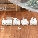 Trenzinho de Madeira Decoração Natal - Casa Farfelle