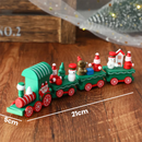 Trenzinho de Madeira Decoração Natal - Casa Farfelle