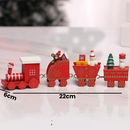 Trenzinho de Madeira Decoração Natal - Casa Farfelle