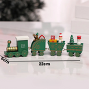 Trenzinho de Madeira Decoração Natal - Casa Farfelle