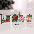 Trenzinho de Madeira Decoração Natal - Casa Farfelle