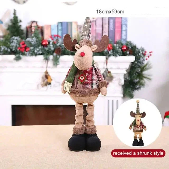Trio de Enfeites Natalinos Aconchegantes para Decoração de Natal - Casa Farfelle