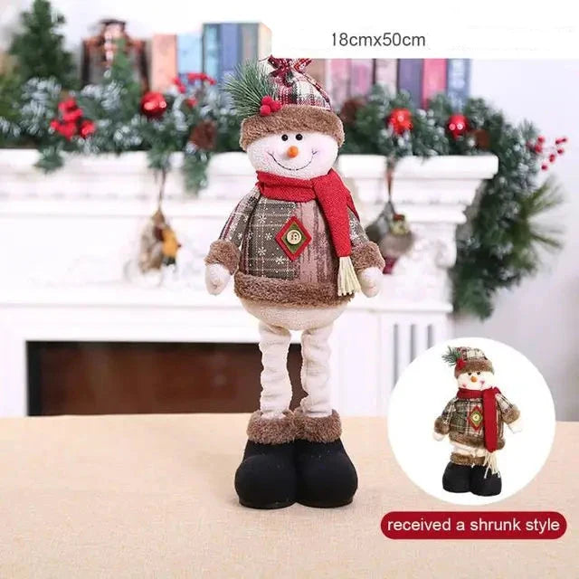 Trio de Enfeites Natalinos Aconchegantes para Decoração de Natal - Casa Farfelle
