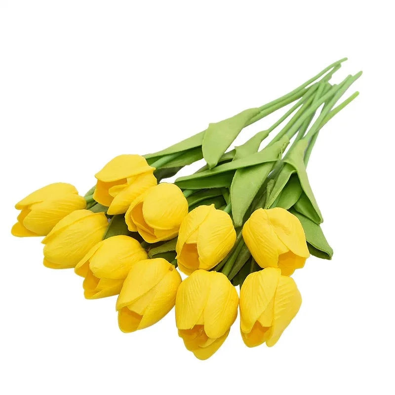 Tulipas Decorativas Artificiais 10 Peças - Casa Farfelle