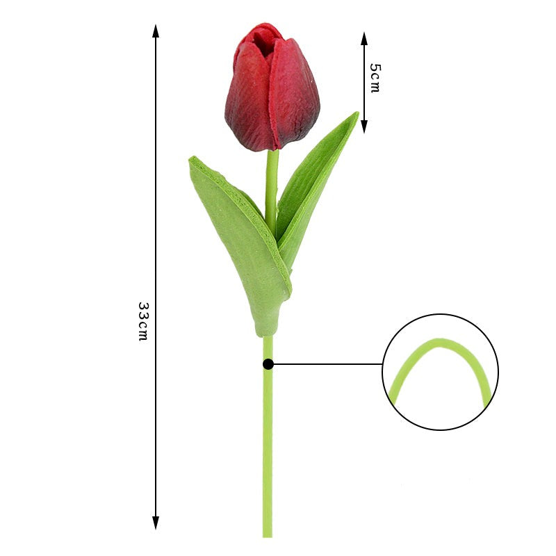 Tulipas Decorativas Artificiais 10 Peças - Casa Farfelle