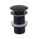 Válvula Click de Inox P/ Cuba Pia de Banheiro Lavatório Preto Black - Casa Farfelle