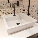 Válvula Click de Inox P/ Cuba Pia de Banheiro Lavatório Preto Black - Casa Farfelle