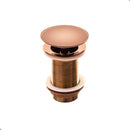 Válvula Click de Inox P/ Cuba Pia de Banheiro Lavatório Rose Gold de 4cm - Casa Farfelle