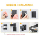 Varal Retrátil de Roupas de Parede Alumínio Polihousi - Casa Farfelle