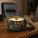 Vela Aromática Alecrim com Pavio de Madeira - Casa Farfelle