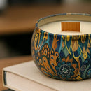 Vela Aromática Alecrim com Pavio de Madeira - Casa Farfelle