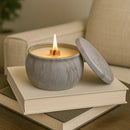 Vela Aromática Baunilha com Pavio de Madeira - Casa Farfelle