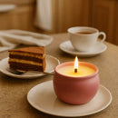 Vela Aromática Maçã e Canela com Pavio de Madeira - Casa Farfelle