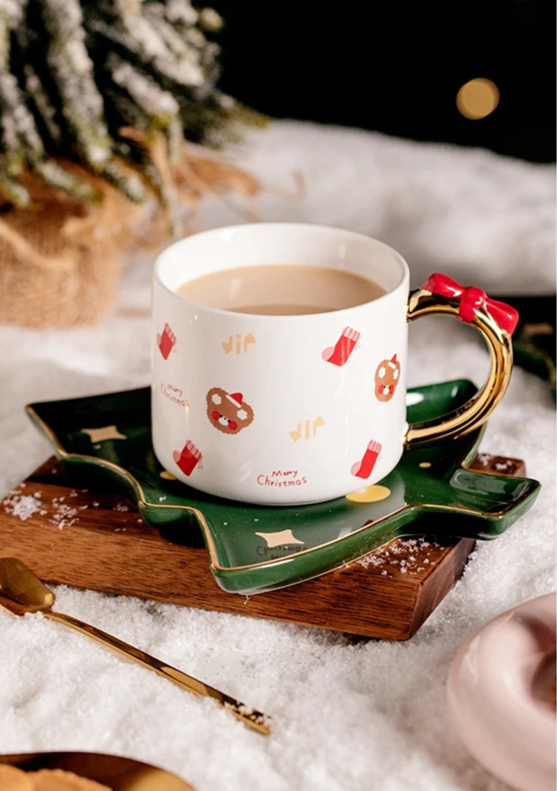 Xícara de 220ml com Prato e Colher